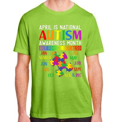 April Is National Autism Awareness Month Adult ChromaSoft Performance T-Shirt