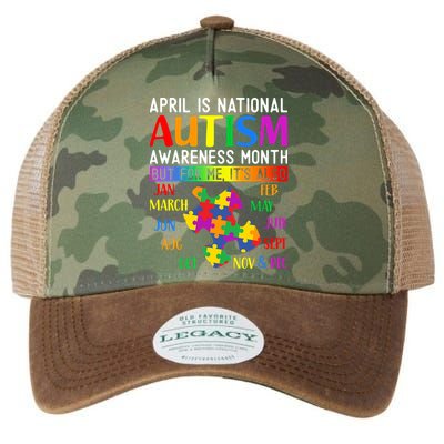 April Is National Autism Awareness Month Legacy Tie Dye Trucker Hat