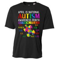 April Is National Autism Awareness Month Cooling Performance Crew T-Shirt