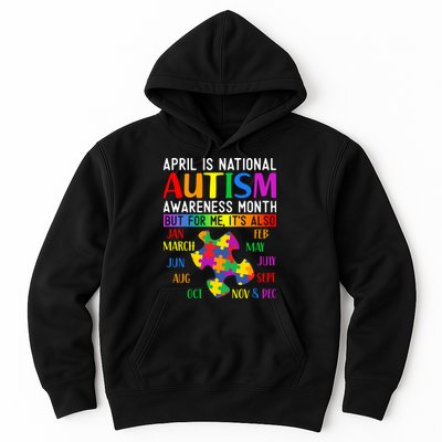 April Is National Autism Awareness Month Hoodie