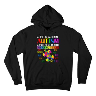 April Is National Autism Awareness Month Hoodie