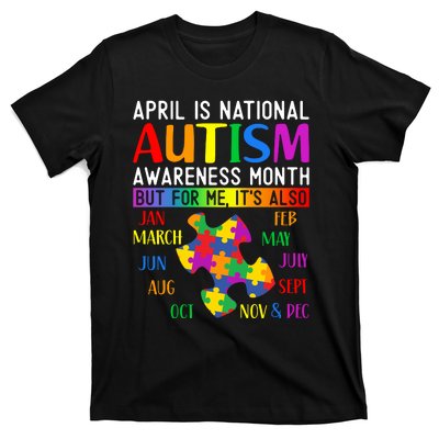 April Is National Autism Awareness Month T-Shirt