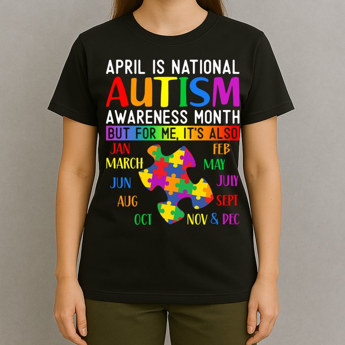 April Is National Autism Awareness Month T-Shirt