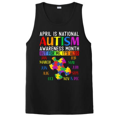 April Is National Autism Awareness Month PosiCharge Competitor Tank