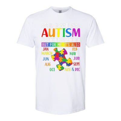 April Is National Autism Awareness Month Softstyle CVC T-Shirt