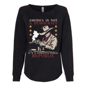 America Is Not A Democracy ItS A Constitutional Republic Womens California Wash Sweatshirt