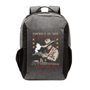 America Is Not A Democracy ItS A Constitutional Republic Vector Backpack