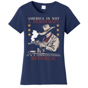 America Is Not A Democracy ItS A Constitutional Republic Women's T-Shirt