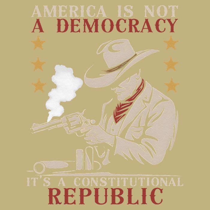 America Is Not A Democracy ItS A Constitutional Republic Cooling Performance Crew T-Shirt