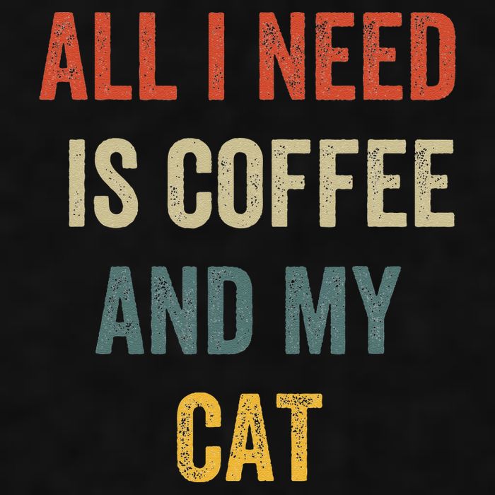 All I Need Is Coffee And My Cat Ladies PosiCharge Tri-Blend Wicking Tank