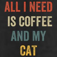 All I Need Is Coffee And My Cat Cool Comfort Performance Bucket Hat