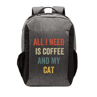 All I Need Is Coffee And My Cat Vector Backpack