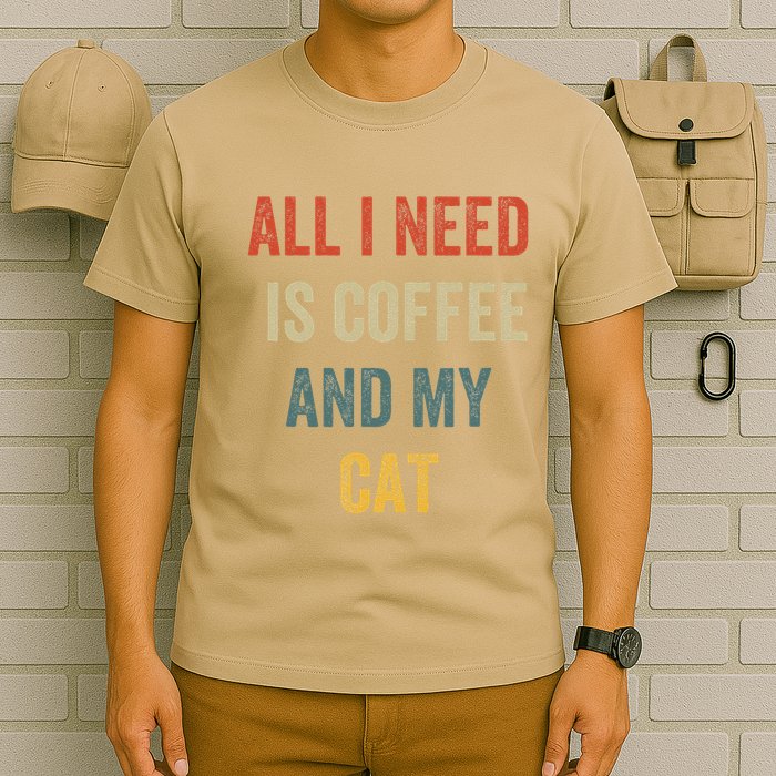 All I Need Is Coffee And My Cat T-Shirt