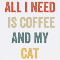 All I Need Is Coffee And My Cat Garment-Dyed Sweatshirt