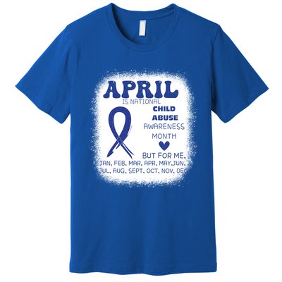 April Is National Abuse Prevention Month Awareness Meaningful Gift Premium T-Shirt