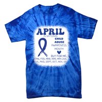 April Is National Abuse Prevention Month Awareness Meaningful Gift Tie-Dye T-Shirt