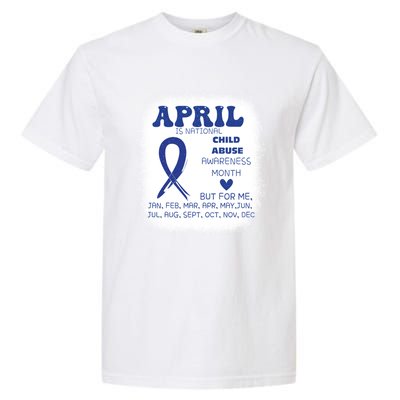 April Is National Abuse Prevention Month Awareness Meaningful Gift Garment-Dyed Heavyweight T-Shirt