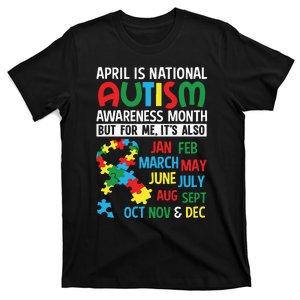 April Is National Autism Awareness Month Autism Awareness T-Shirt