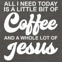 All I Need Today Is A Little Bit Of Coffee And A Whole Lot Of Jesus Cotton Canvas Backpack