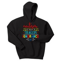 Autism Is Not A Tragedy Awareness Family Parent Kids Hoodie