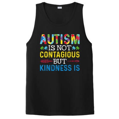 Autism Is Not Contagious But Kindness Is Autism Awareness PosiCharge Competitor Tank