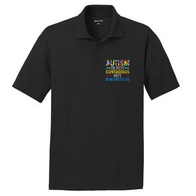 Autism Is Not Contagious But Kindness Is Autism Awareness PosiCharge RacerMesh Polo