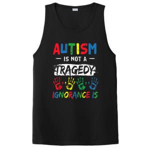 Autism Is Not A Tragedy Support Awareness Acceptance Love PosiCharge Competitor Tank