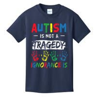 Autism Is Not A Tragedy Support Awareness Acceptance Love Kids T-Shirt