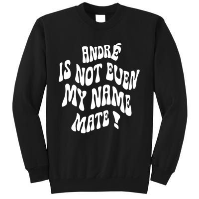 André Is Not Even My Name Mate Sweatshirt