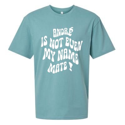 André Is Not Even My Name Mate Sueded Cloud Jersey T-Shirt