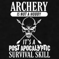 Archery Is Not A Hobby Post Apocalyptic Surivival Skill Ladies PosiCharge Tri-Blend Wicking Tank