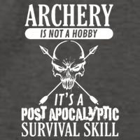 Archery Is Not A Hobby Post Apocalyptic Surivival Skill Vector Backpack