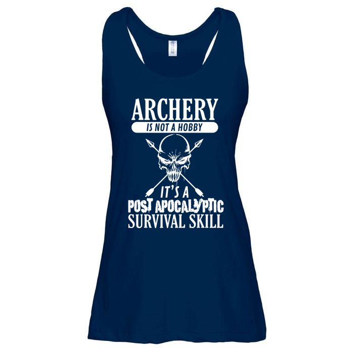 Archery Is Not A Hobby Post Apocalyptic Surivival Skill Ladies Essential Flowy Tank