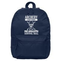 Archery Is Not A Hobby Post Apocalyptic Surivival Skill 16 in Basic Backpack