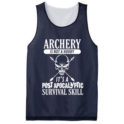 Archery Is Not A Hobby Post Apocalyptic Surivival Skill Mesh Reversible Basketball Jersey Tank