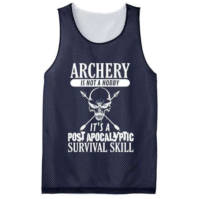 Archery Is Not A Hobby Post Apocalyptic Surivival Skill Mesh Reversible Basketball Jersey Tank