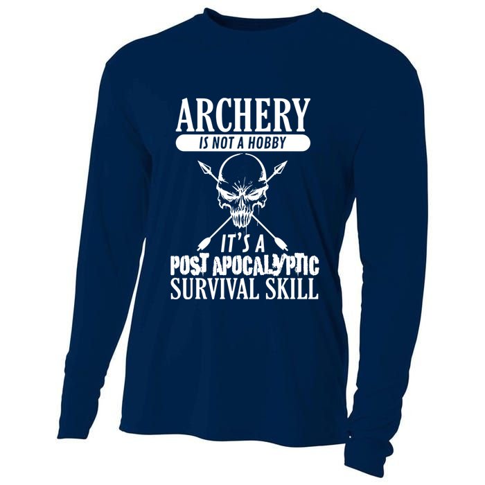 Archery Is Not A Hobby Post Apocalyptic Surivival Skill Cooling Performance Long Sleeve Crew