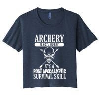 Archery Is Not A Hobby Post Apocalyptic Surivival Skill Crop Top