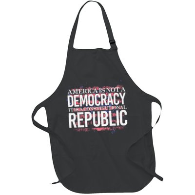 America Is Not A Democracy ItS A Constitutional Republic Apron