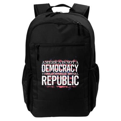 America Is Not A Democracy ItS A Constitutional Republic Backpack
