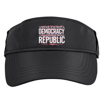 America Is Not A Democracy ItS A Constitutional Republic Adult Drive Performance Visor