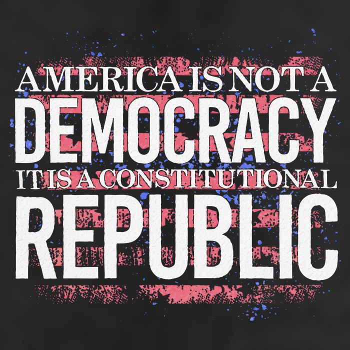 America Is Not A Democracy ItS A Constitutional Republic Adult Drive Performance Visor