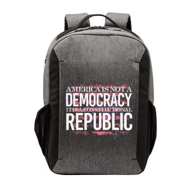America Is Not A Democracy ItS A Constitutional Republic Vector Backpack