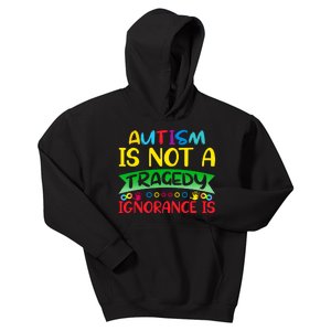 Autism Is Not A Tragedy Kids Hoodie