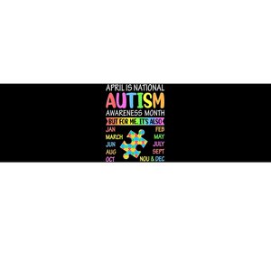 April Is National Autism Awareness Month Boy Girl Women Bumper Sticker