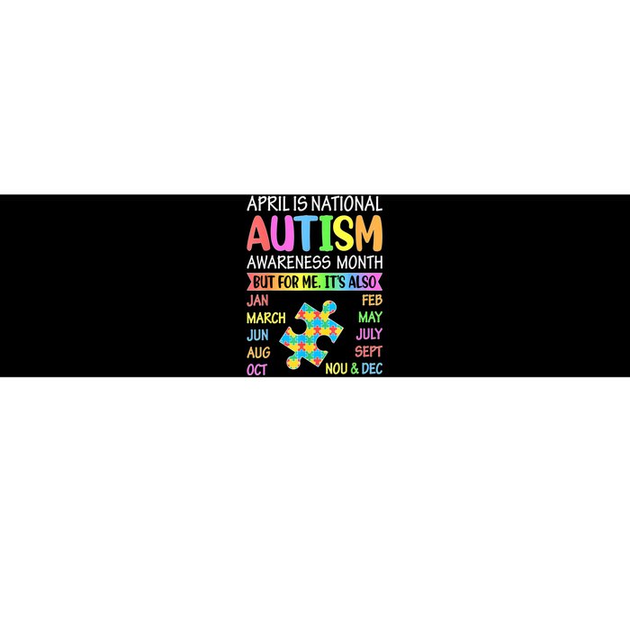 April Is National Autism Awareness Month Boy Girl Women Bumper Sticker