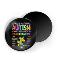 April Is National Autism Awareness Month Boy Girl Women Magnet