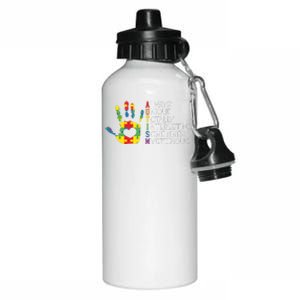 Autism ItS Not A Disability ItS A Different Ability Aluminum Water Bottle