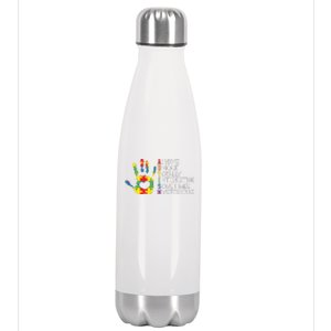 Autism ItS Not A Disability ItS A Different Ability Stainless Steel Insulated Water Bottle