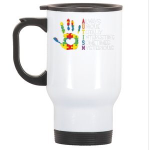 Autism ItS Not A Disability ItS A Different Ability Stainless Steel Travel Mug